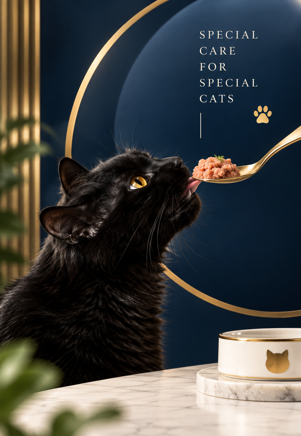 Therapeutic food for cats