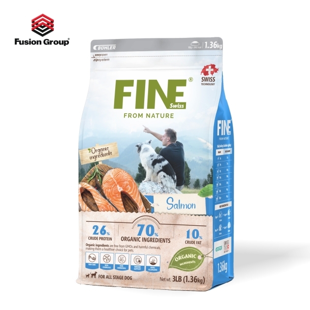 FINE – Thức ăn hữu cơ tự nhiên cho chó vị cá hồi