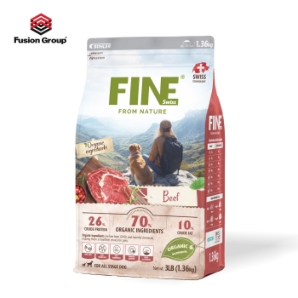 FINE – Thức ăn hữu cơ tự nhiên cho chó vị thịt bò