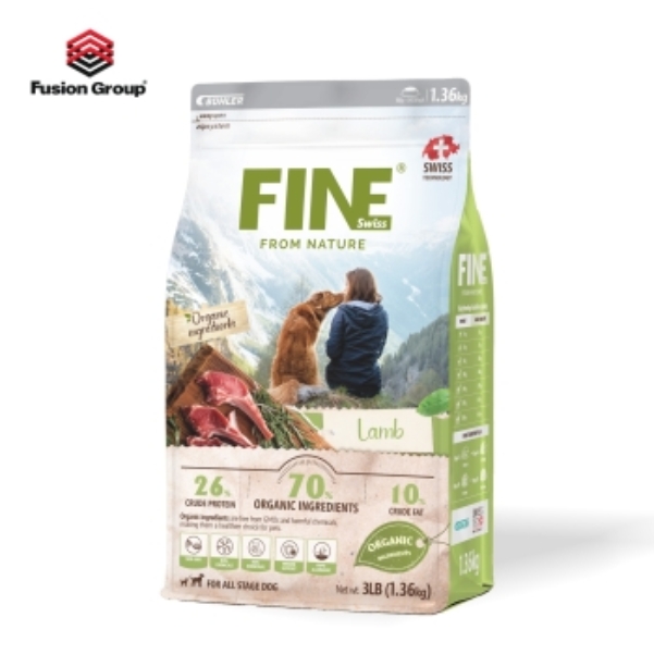 FINE – Thức ăn hữu cơ tự nhiên cho chó vị thịt cừu