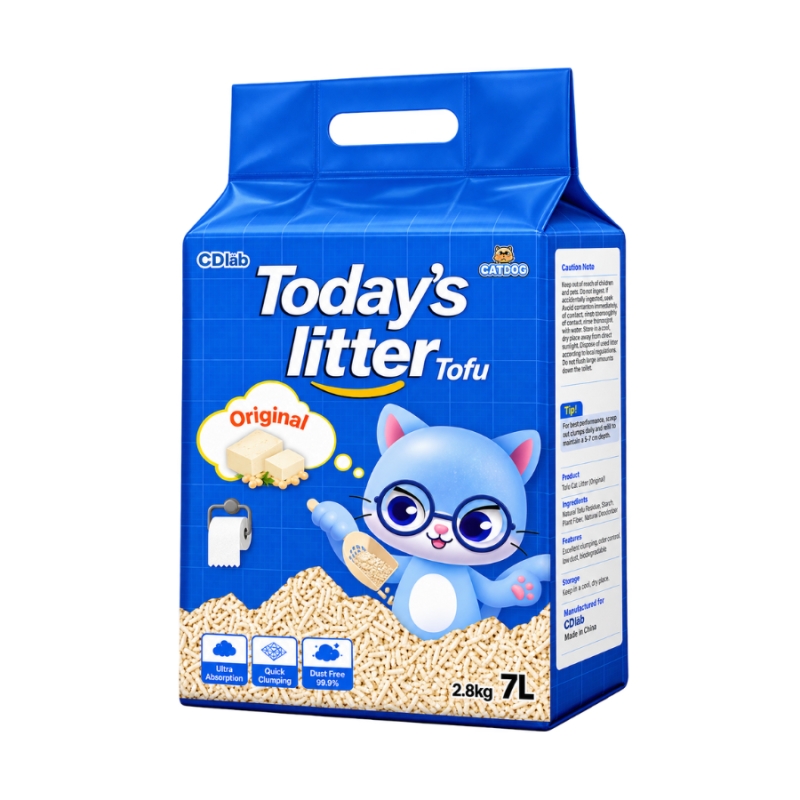 Today's Litter Tofu - Cát vệ sinh đậu nành hương nguyên bản 7L