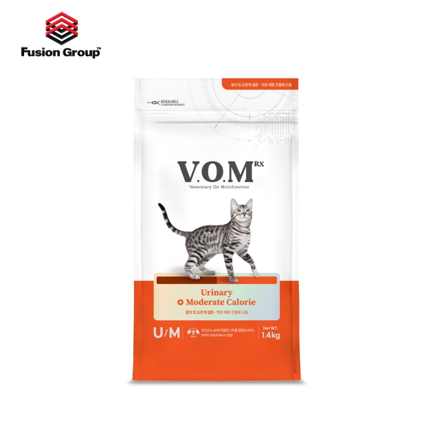 V.O.M RX CAT U/M - Hỗ trợ trị liệu đường tiết niệu và kiểm soát lượng calo cho mèo